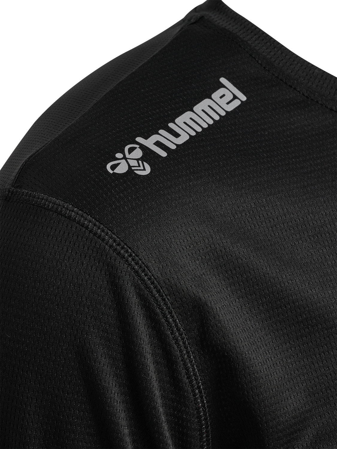 hmlRUN JERSEY L/S, BLACK, packshot