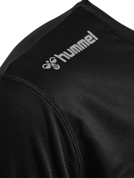 hmlRUN JERSEY L/S, BLACK, packshot