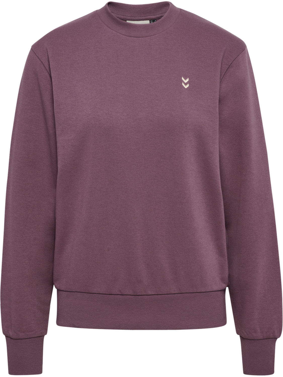 hmlPULSE W SWEAT CREWNECK, BLACK PLUM, packshot