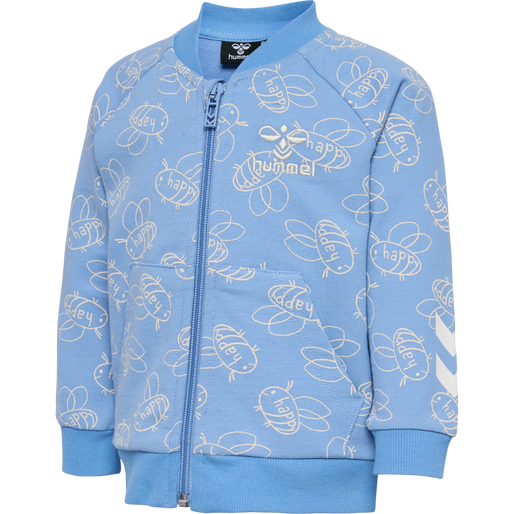 hmlGLADSOME ZIP JACKET, SILVER LAKE BLUE, packshot