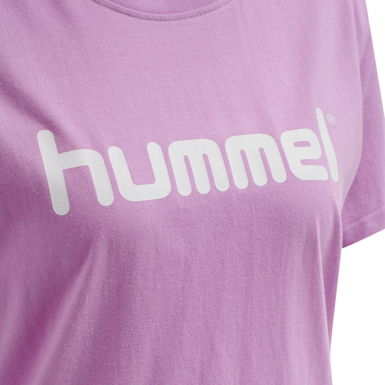 HMLGO COTTON LOGO T-SHIRT WOMAN S/S, ORCHID, packshot