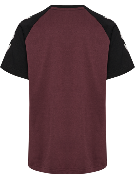 hmlJR LOGO T-SHIRT S/S, VINEYARD WINE, packshot