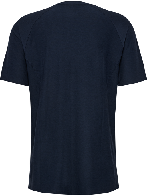 hmlCIMA 2.0 JERSEY S/S, MARINE MELANGE, packshot