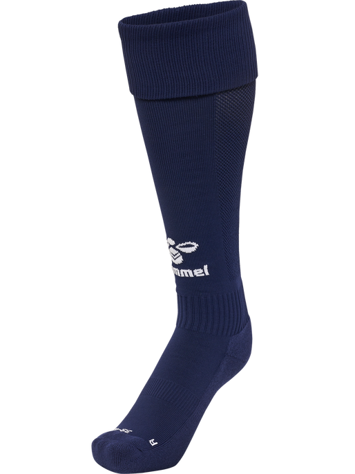 hmlESSENTIAL FOOTBALL SOCKS, MARINE/WHITE, packshot