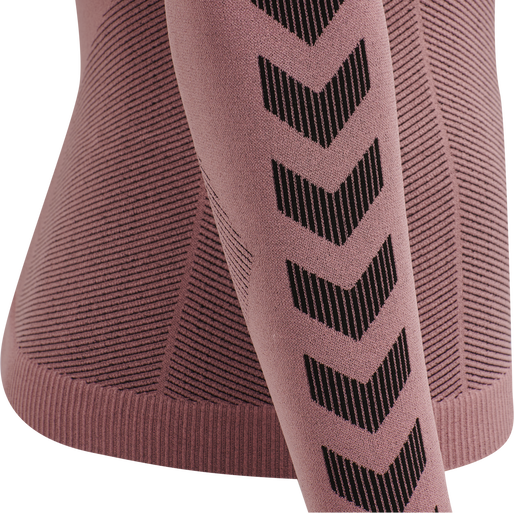 HUMMEL FIRST SEAMLESS JERSEY L/S W, DUSTY ROSE, packshot