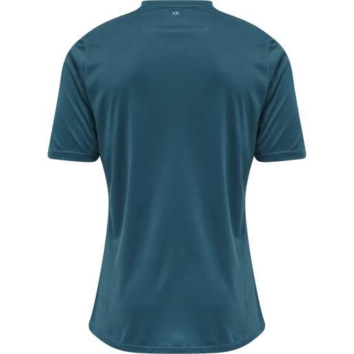 hmlCORE XK POLY JERSEY S/S, BLUE CORAL, packshot