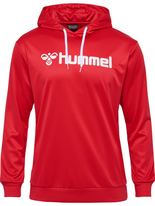 hmlLOGO HOODIE, TRUE RED, packshot
