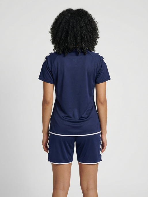 hmlCORE 2.0 JERSEY S/S WOMAN, MARINE/WHITE, model