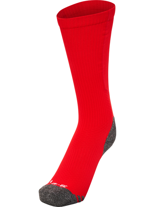 hmlPRO TRAINING SOCKS HIGH, TRUE RED/WHITE, packshot