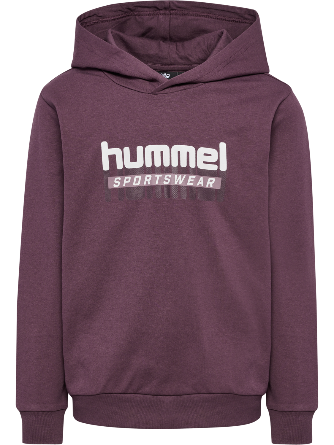hmlTUKAS HOODIE, HUCKLEBERRY, packshot