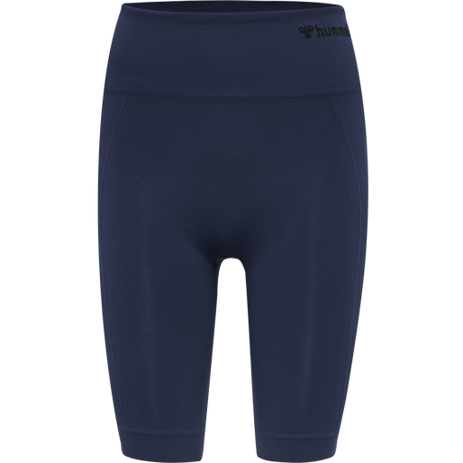 hmlTIF SEAMLESS CYLING SHORTS, BLACK IRIS, packshot