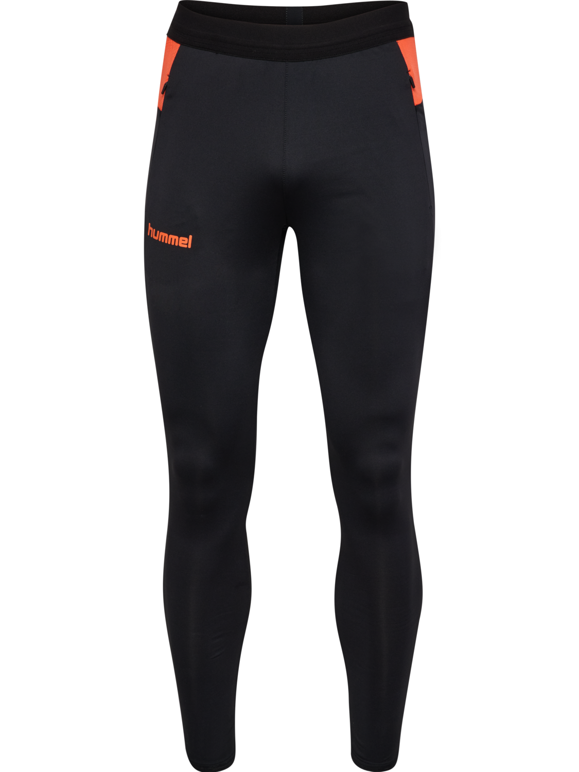 hmlBLAZE PRO TRAINING PANTS, BLACK/ORANGE, packshot