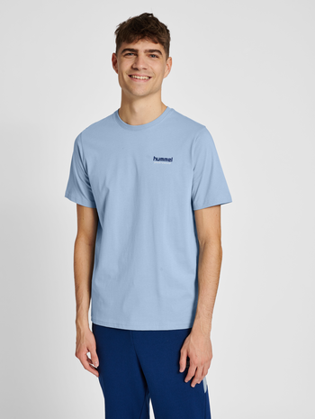 hmlLGC GABE T-SHIRT, ASHLEY BLUE, model