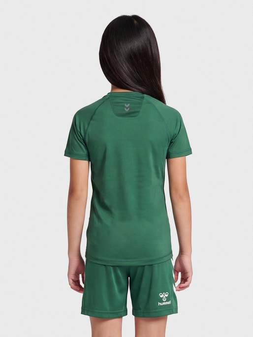 HML FIRST PERFORMANCE KIDS JERS S/S, EVERGREEN, model