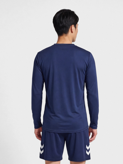 hmlBL ESSENTIAL TEE L/S, MARINE, model
