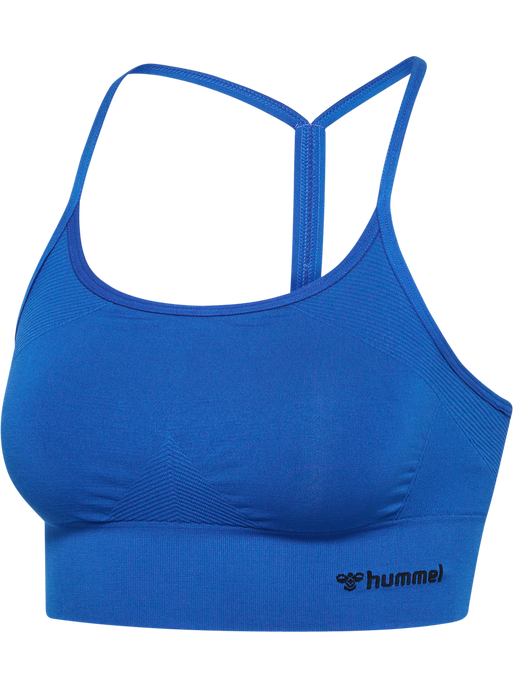hmlTIFFY SEAMLESS SPORTS TOP, OLYMPIAN BLUE, packshot