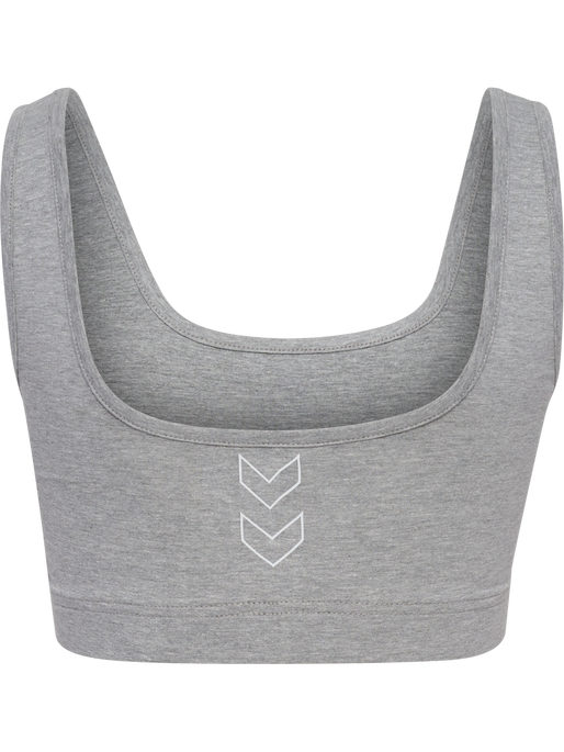 hmlELEMENTAL COTTON SPORTS TOP, GREY MELANGE hmlELEMENTAL COTTON SPORTS TOP, GREY MELANGE, packshot