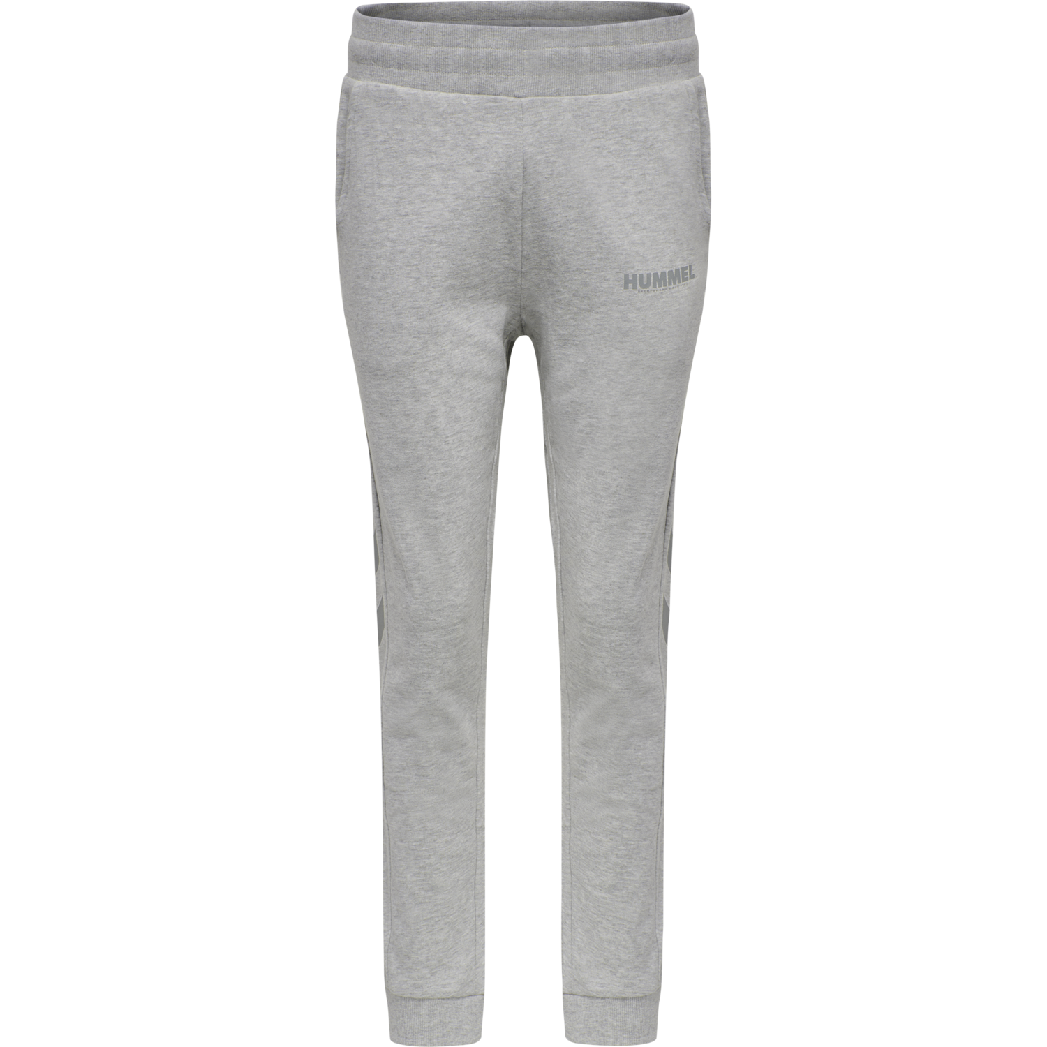 hmlLEGACY WOMAN TAPERED PANTS, GREY MELANGE, packshot