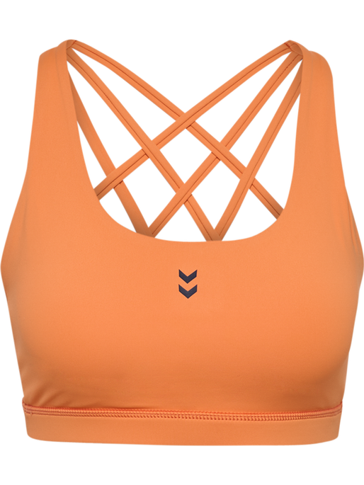 hmlFAST IMPACT STRAP BRA, DUSTY ORANGE hmlFAST IMPACT STRAP BRA, DUSTY ORANGE, packshot
