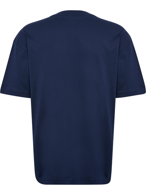 hmlLOOSE TEE S/S CLUB SPORTSWEAR, DRESS BLUES, packshot
