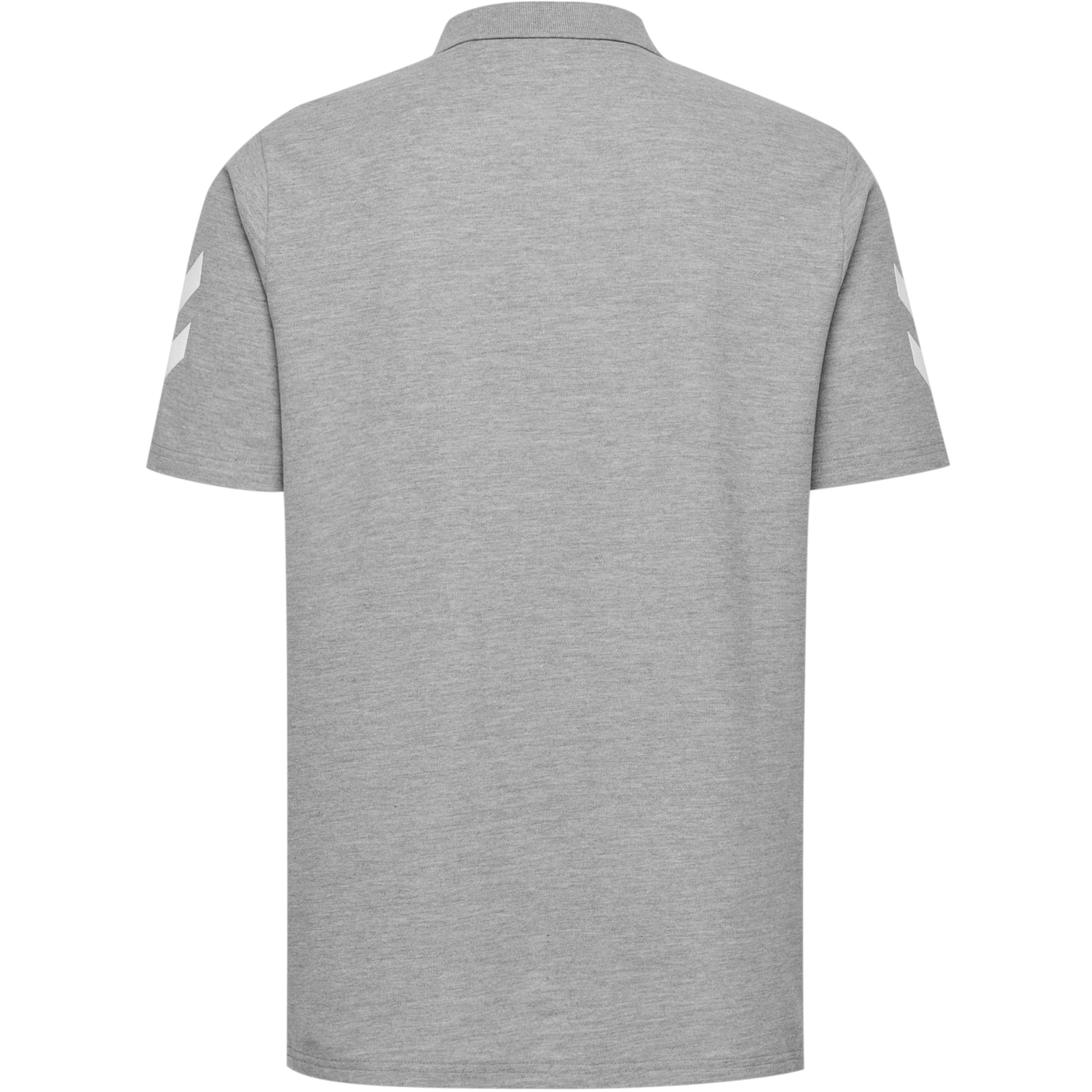 HMLGO COTTON POLO, GREY MELANGE, packshot