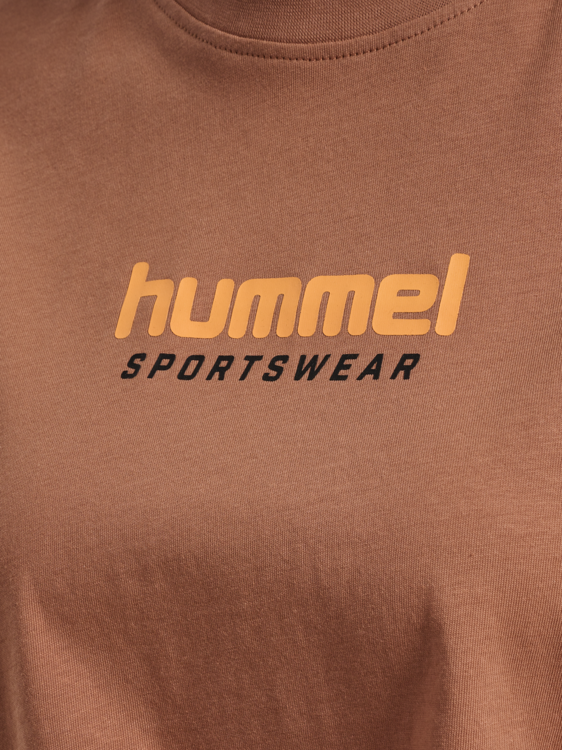 hmlLGC MALU CROPPED T-SHIRT, MOCHA MOUSSE, packshot