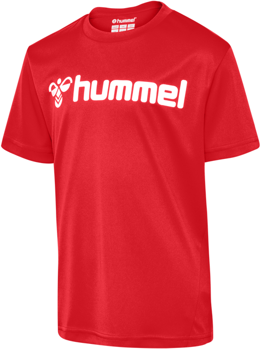 hmlLOGO JERSEY S/S KIDS, TRUE RED, packshot