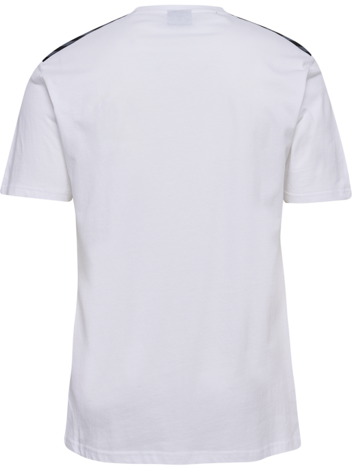 hmlAUTHENTIC CO T-SHIRT S/S, WHITE, packshot