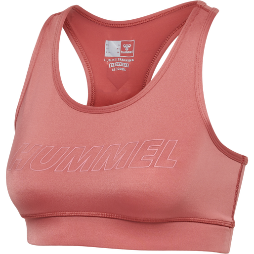 hmlTE TOLA SPORTS BRA, WITHERED ROSE, packshot