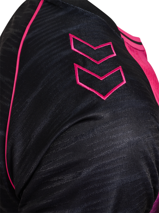 BIF 25/26 WOMEN AWAY JERSEY S/S, JET BLACK/BEETROOT BIF 25/26 WOMEN AWAY JERSEY S/S, JET BLACK/BEETROOT, packshot