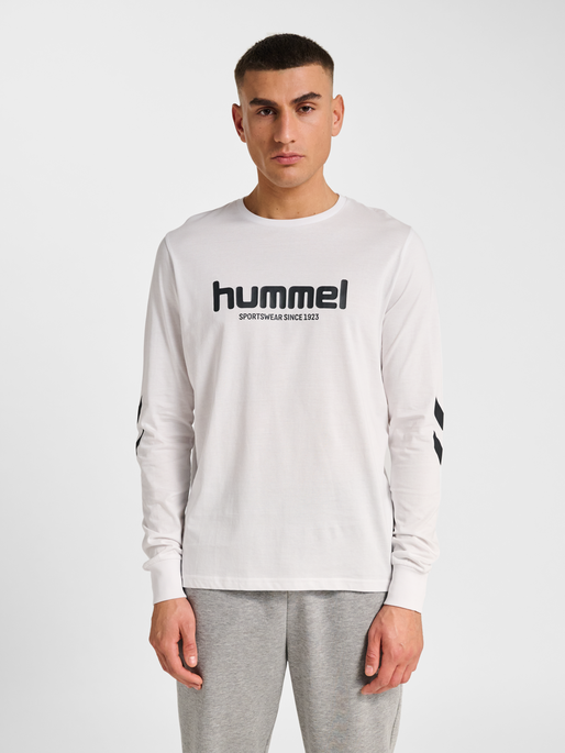 hmlLEGACY 2.0 T-SHIRT L/S, WHITE, model