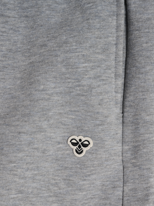 hmlREGULAR SWEATPANT BEE, GREY MELANGE hmlREGULAR SWEATPANT BEE, GREY MELANGE, packshot