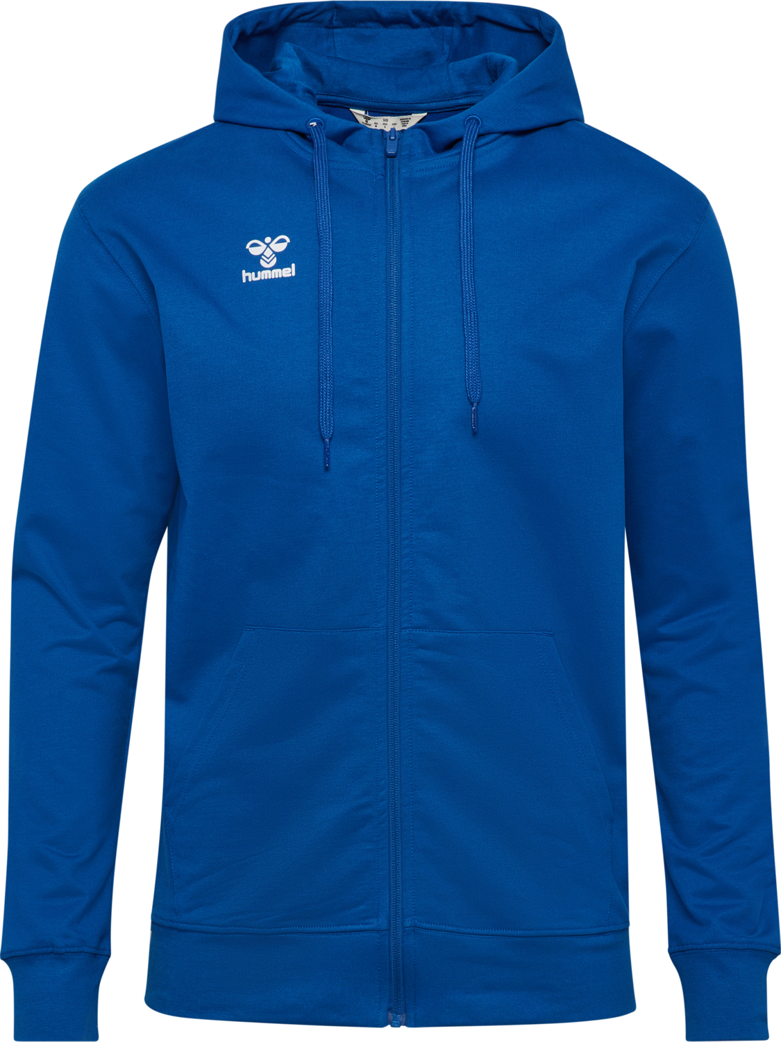 hmlGO 2.0 CHEVRON ZIP HOODIE, TRUE BLUE, packshot