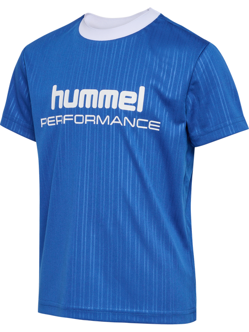 hmlJR FAST LOOSE JERSEY S/S, OLYMPIAN BLUE, packshot