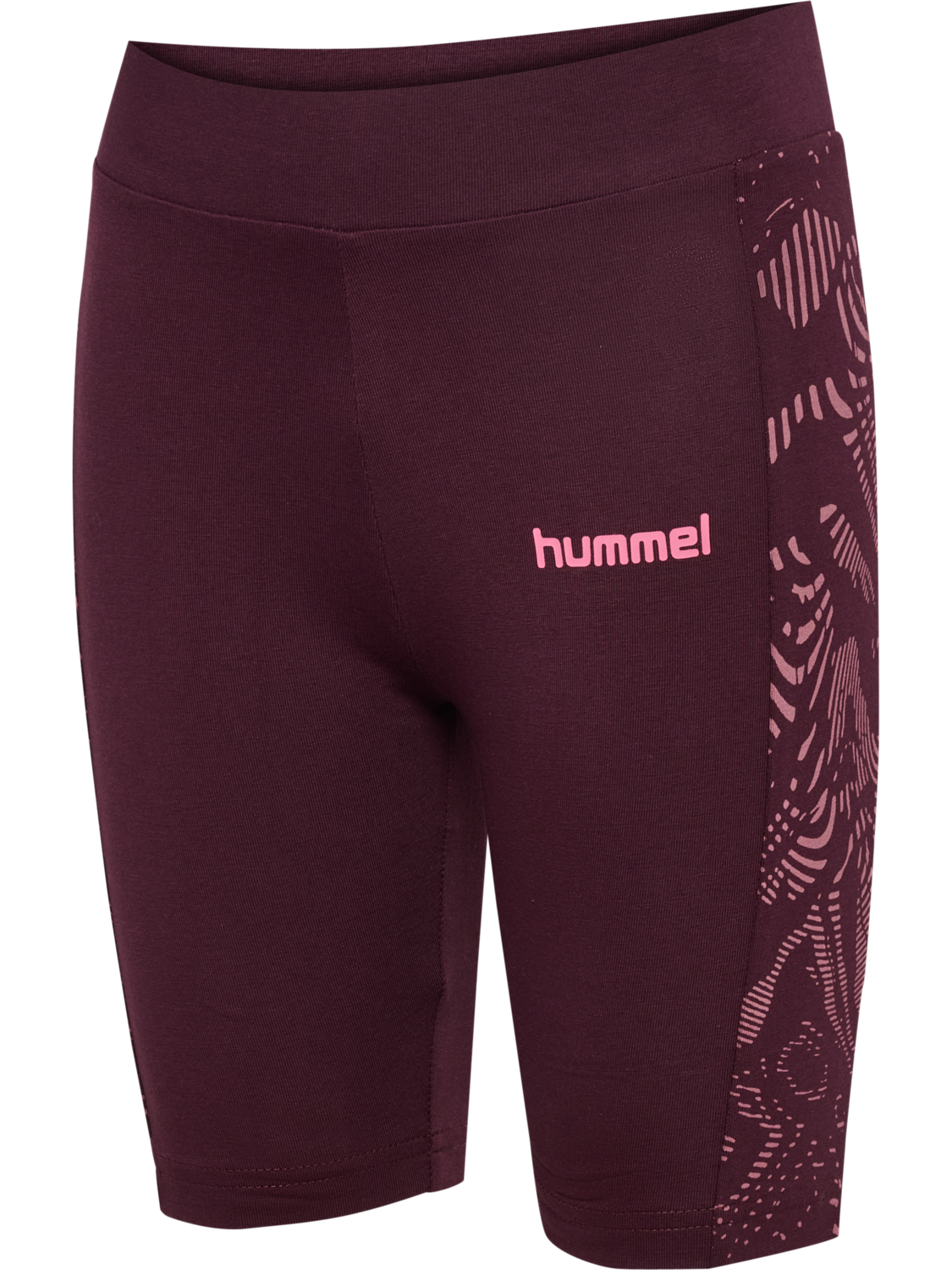 hmlJR WARMUP SHORT TIGHTS, WINETASTING, packshot