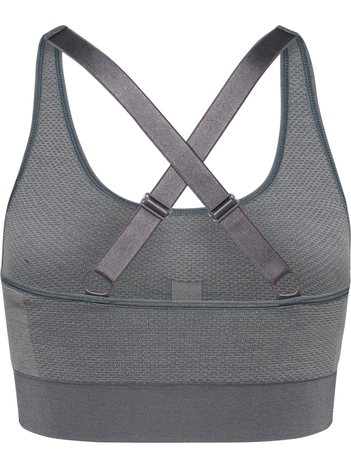 hmlMT SHINE SEAMLESS SPORTS BRA, QUIET SHADE/SHARKSKIN MELANGE, packshot