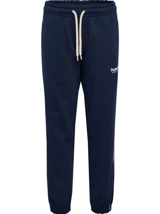 hmlJR LOOSE SWEATPANT PIPING, DRESS BLUES hmlJR LOOSE SWEATPANT PIPING, DRESS BLUES, packshot