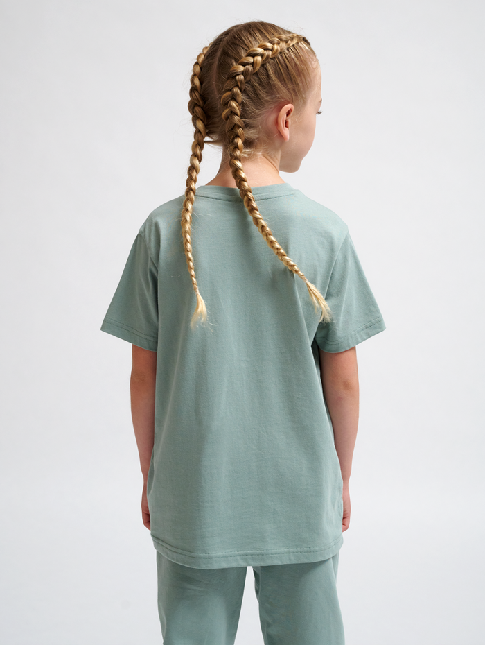hmlTUKAS T-SHIRT S/S 2-PACK, BLACK IRIS/ICEBERG GREEN, model