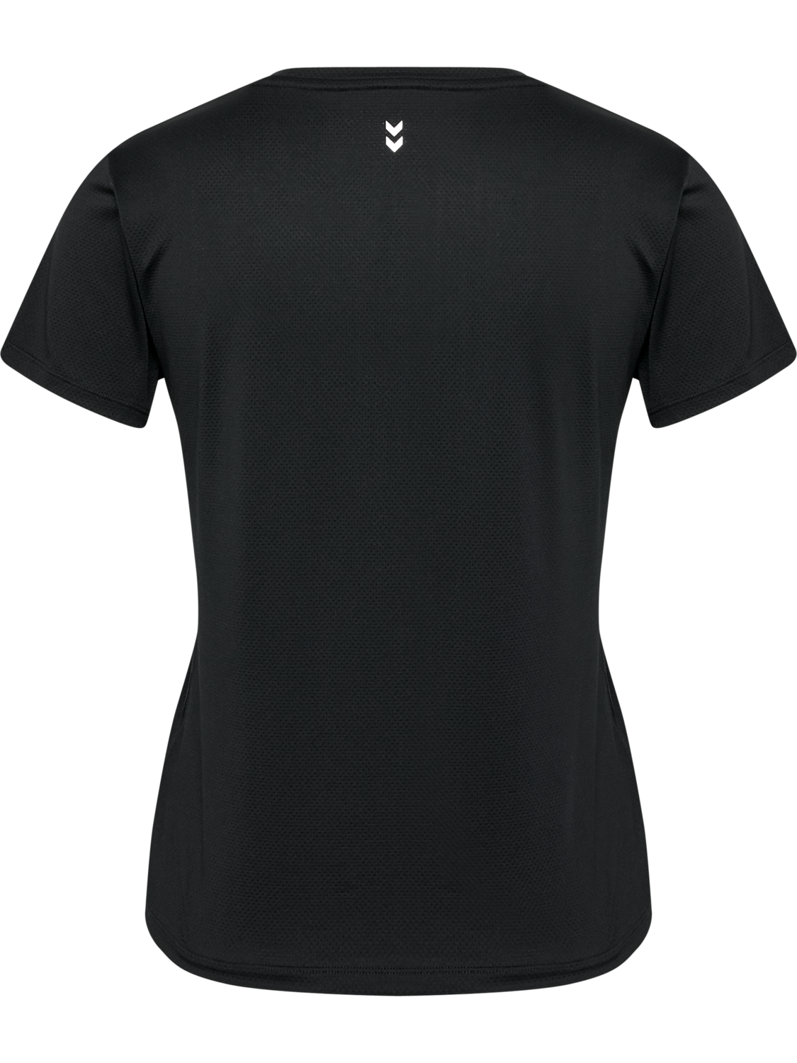 hmlMT AURA MESH T-SHIRT, BLACK, packshot