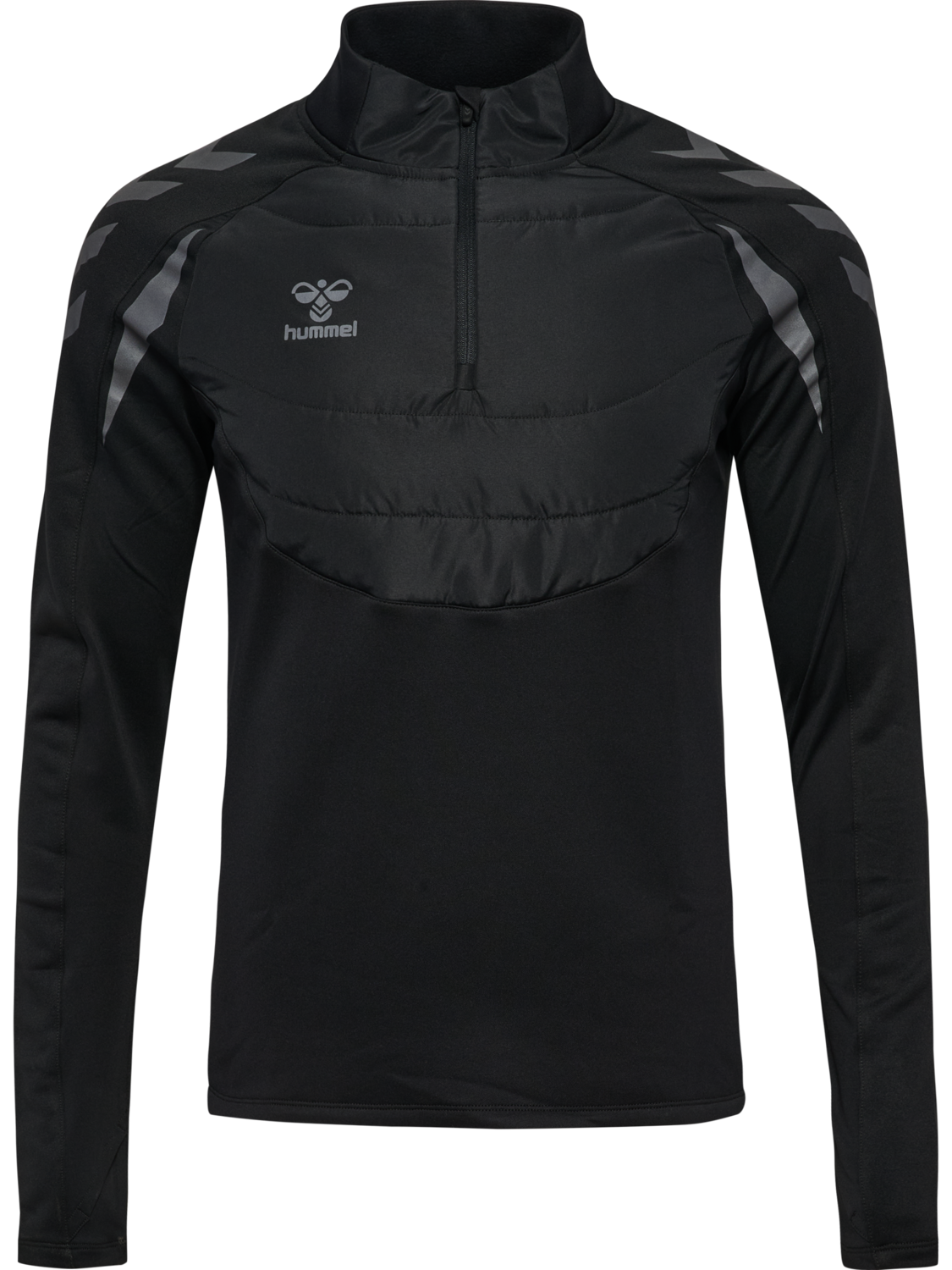 hmlBTC WINTER TRAINING HALF ZIP KID, BLACK, packshot