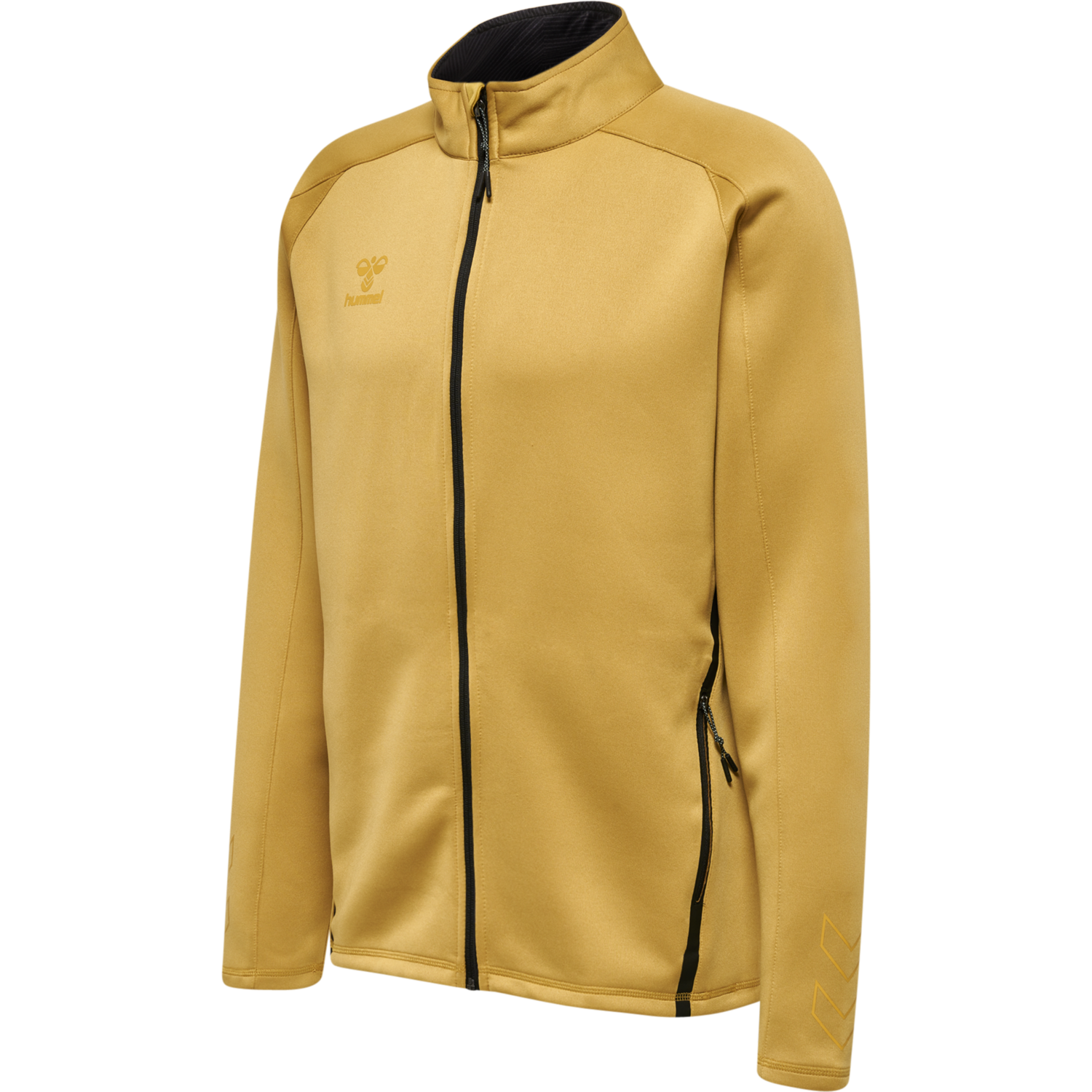 hmlCIMA XK ZIP JACKET, ANTIQUE GOLD, packshot