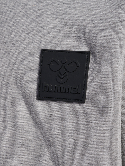 hmlCLEAN HOODIE, GREY MELANGE, packshot