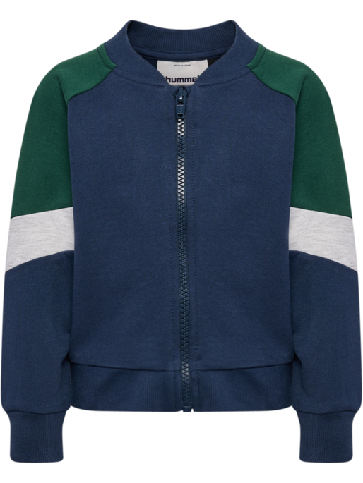 hmlMINI LOOSE BLOCK ZIP JACKET, DRESS BLUES hmlMINI LOOSE BLOCK ZIP JACKET, DRESS BLUES, packshot