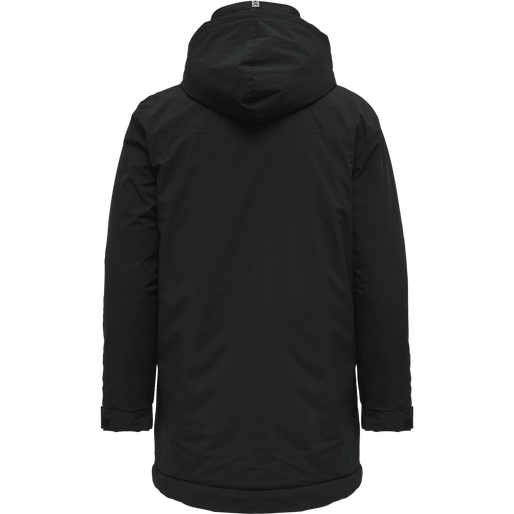 hmlNORTH PARKA JACKET, BLACK/ASPHALT, packshot