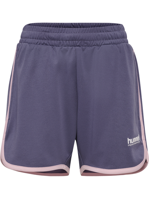 hmlJR GOAL PIPING SHORTS, HERON, packshot