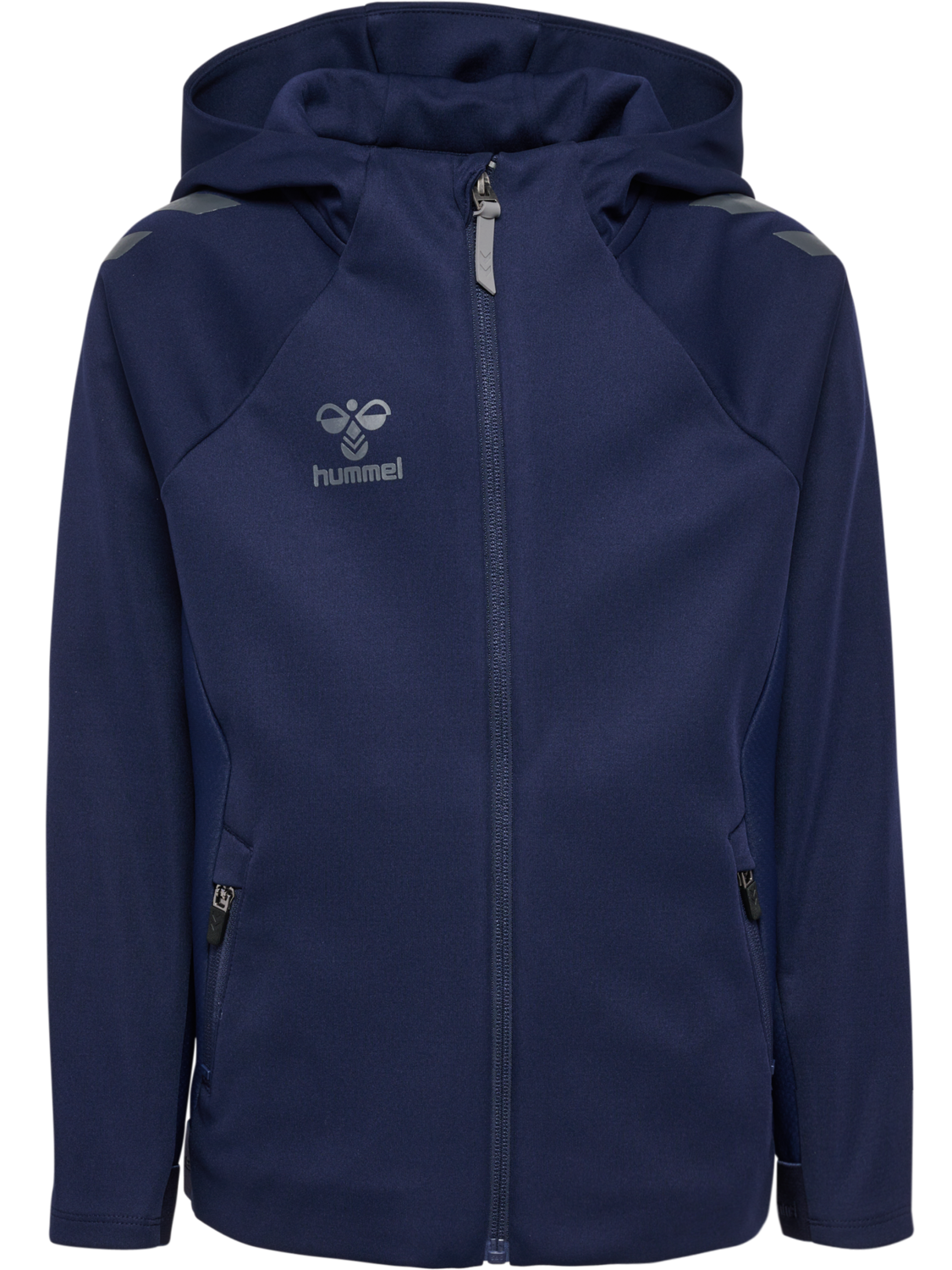 hmlCIMA 2.0 ZIP HOODIE KIDS, MARINE, packshot