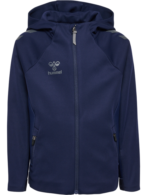 hmlCIMA 2.0 ZIP HOODIE KIDS, MARINE, packshot
