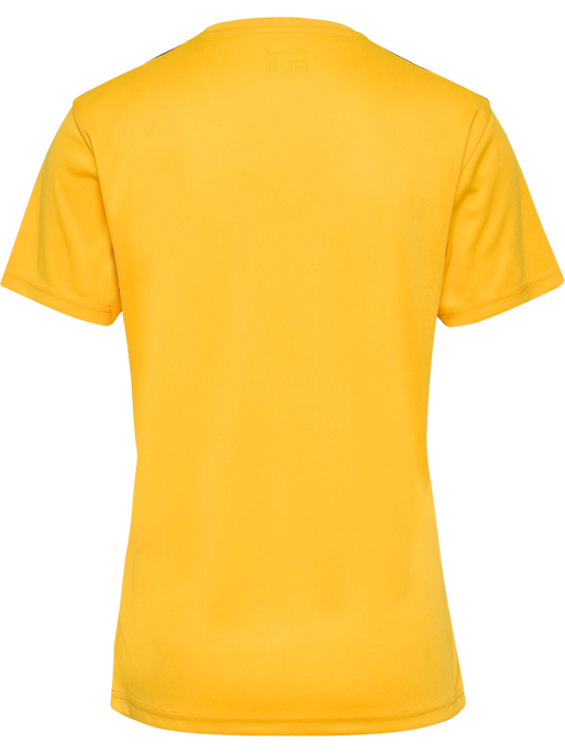 hmlAUTHENTIC PL JERSEY S/S WOMAN, SPORTS YELLOW/TRUE BLUE, packshot