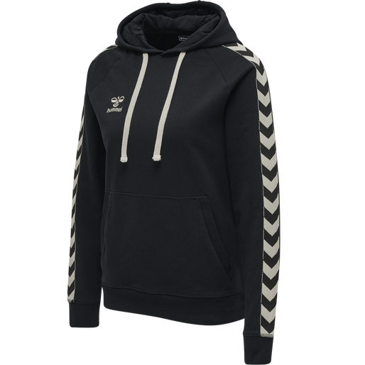 hmlMOVE CLASSIC HOODIE WOMAN, BLACK, packshot