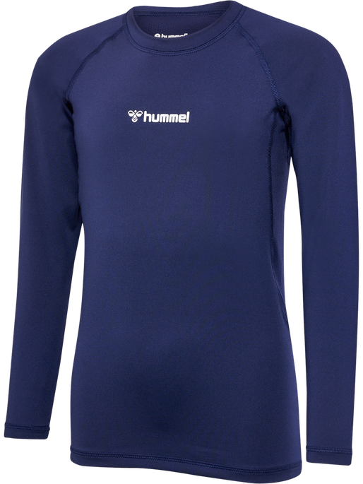 hmlBL PERFORMANCE TEE L/S KIDS, MARINE hmlBL PERFORMANCE TEE L/S KIDS, MARINE, packshot
